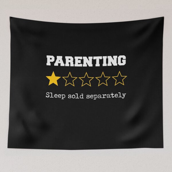 Item preview, Funny Parenting New Parent One-Star Review Sleep Deprivation Joke designed and sold by w1ckerman.