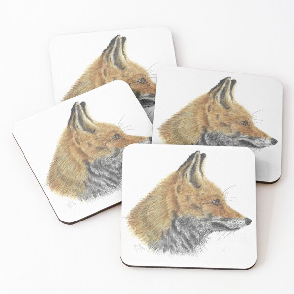Item preview, An alart red fox designed and sold by AquarelJanine.