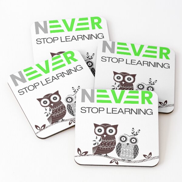 Item preview, Never Stop Learning designed and sold by Yuvan08.