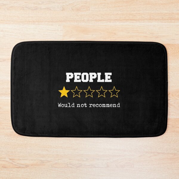 Item preview, Funny One-Star Review People Sarcastic Introvert Humor Anti-social designed and sold by w1ckerman.
