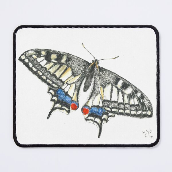 Item preview, Swallowtail butterfly in watercolor designed and sold by AquarelJanine.