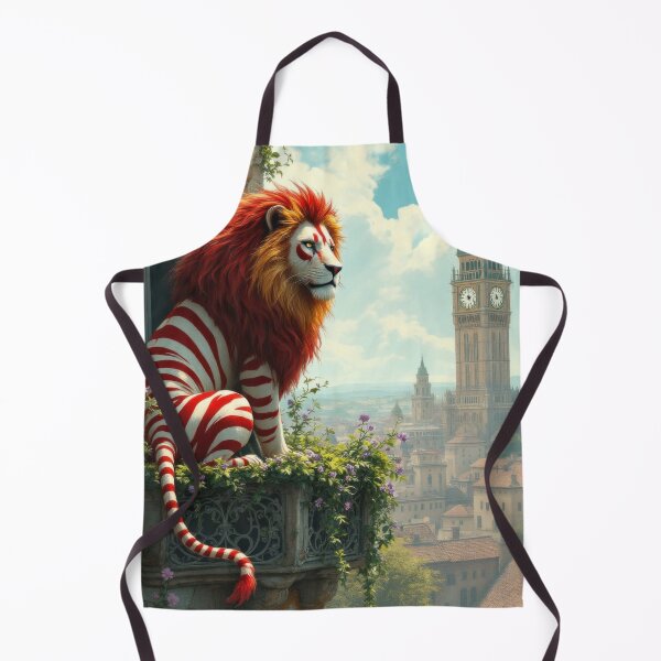 Item preview, Lion and Clocktower designed and sold by HabitableMoons.