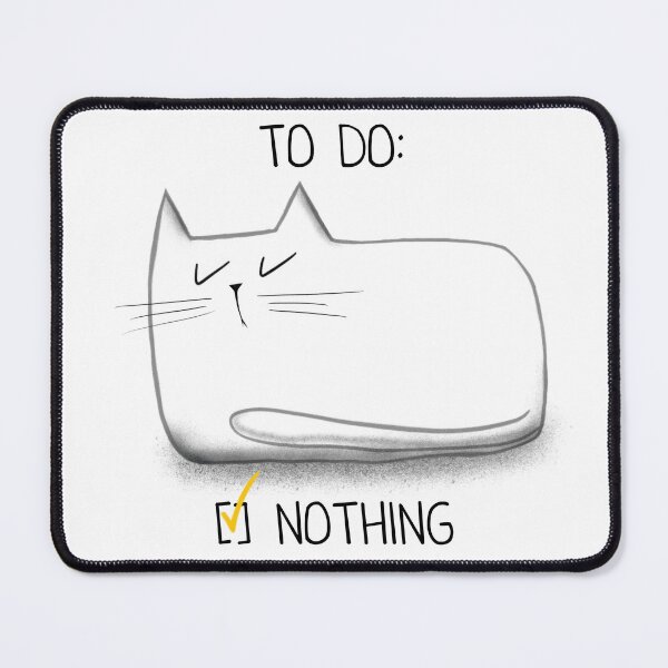 Item preview, Funny meme white cat - to do: nothing designed and sold by Makitsu Neko.