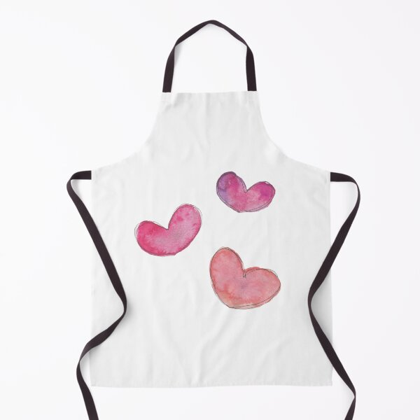 Item preview, Three pink scribbled hearts designed and sold by AcornDesign.