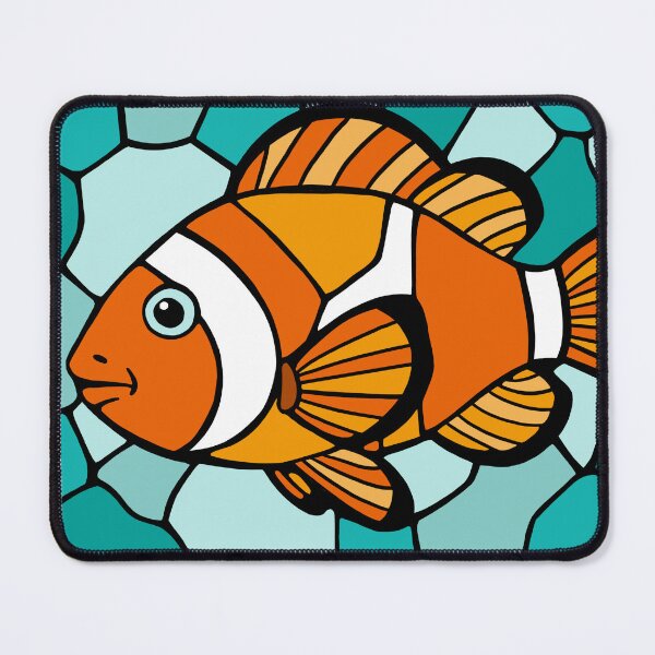 Item preview, Stained glass clownfish designed and sold by SpectrumShine.