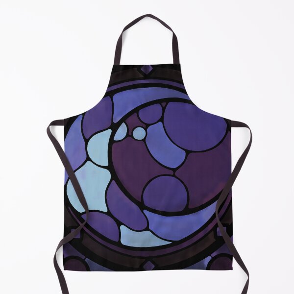 Item preview, Stained glass moon designed and sold by SpectrumShine.