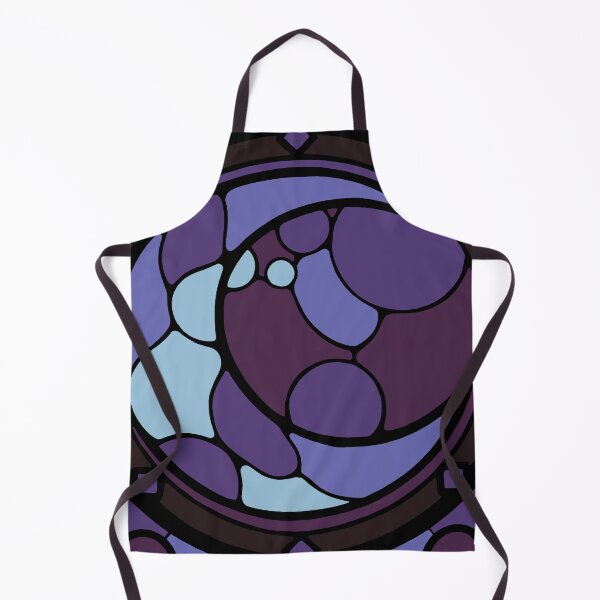 Item preview, Stained glass moon designed and sold by SpectrumShine.