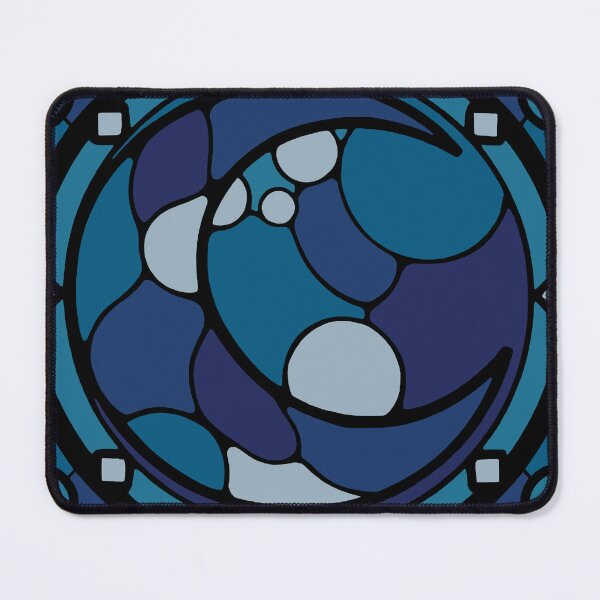 Item preview, Stained glass moon designed and sold by SpectrumShine.