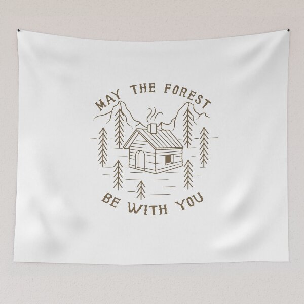 Item preview, Funny camping | May The Forest Be With You  designed and sold by ETIndustries.
