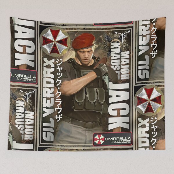Item preview, Resident Evil Jack Krauser Classic Retro Gaming Art  designed and sold by Back2Collage.