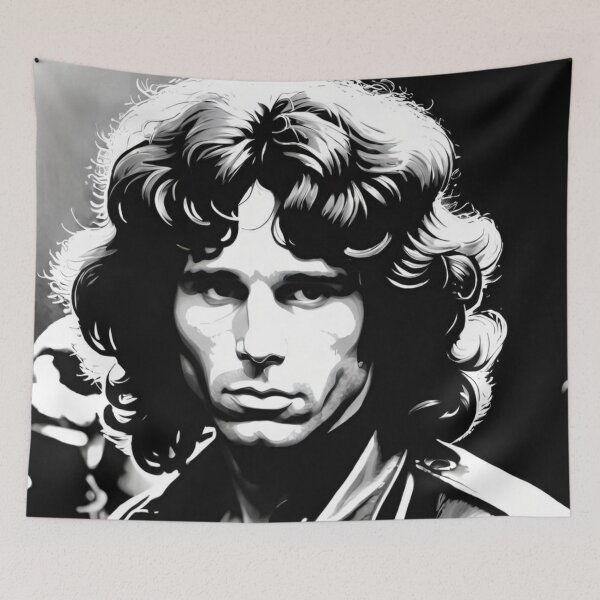 Item preview, Jim Morrison Black And White Photo | The Doors | TheAmericanPoet  designed and sold by TheAmericanPoet.