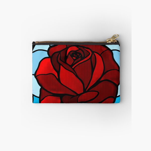 Item preview, Stained glass rose designed and sold by SpectrumShine.