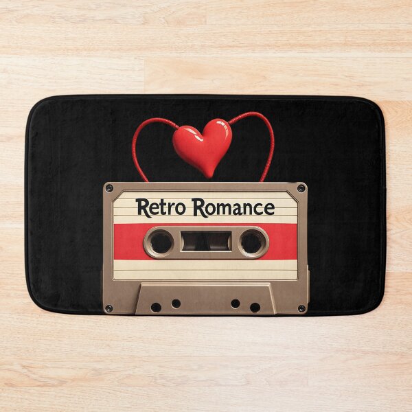 Item preview, Retro Romance Mixtape – Vintage Cassette with Heart designed and sold by Itsheartshop.