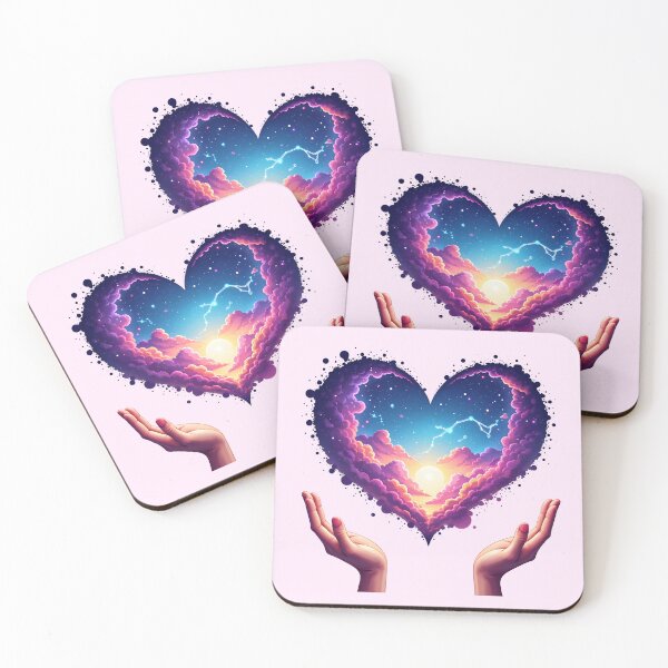 Item preview, Cosmic Connection – Two Hands Reaching Across the Galaxy designed and sold by Itsheartshop.