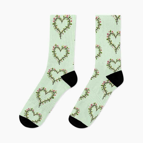 Item preview, Intertwined Vines and Flowers Heart designed and sold by Itsheartshop.