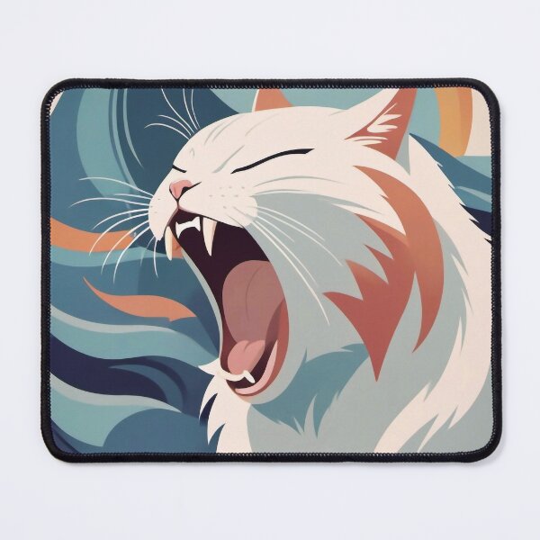 Item preview, Yawning Cat designed and sold by M-Y-A-R-T-.