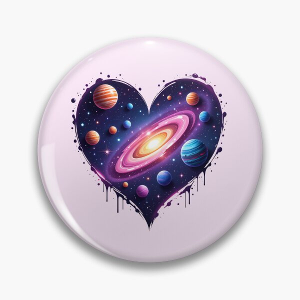 Item preview, Planets Love – Cosmic Heart of Planets designed and sold by Itsheartshop.