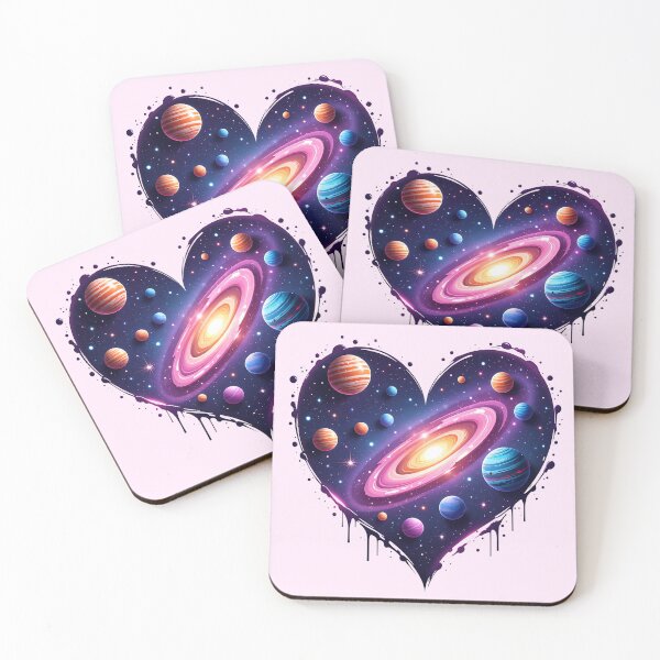 Item preview, Planets Love – Cosmic Heart of Planets designed and sold by Itsheartshop.