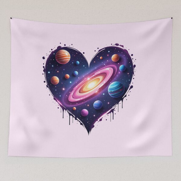 Item preview, Planets Love – Cosmic Heart of Planets designed and sold by Itsheartshop.