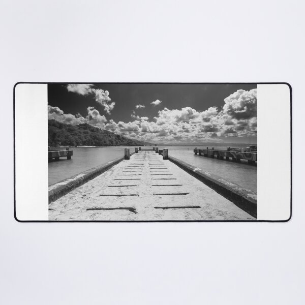 Item preview, A striking black and white image of the iconic Crash Boat in Aguadilla, Puerto Rico designed and sold by EyezWatchin.