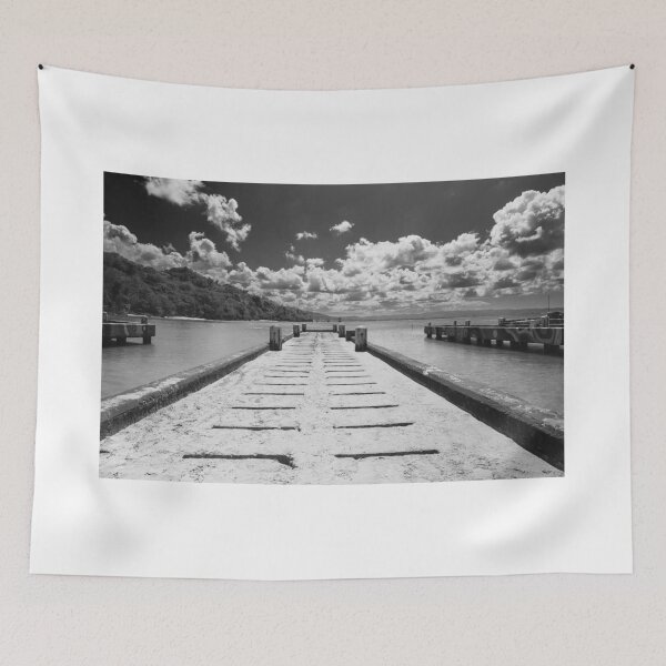Item preview, A striking black and white image of the iconic Crash Boat in Aguadilla, Puerto Rico designed and sold by EyezWatchin.