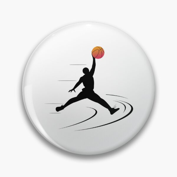 Item preview, High-Flying Basketball Player Digital Art – Dunking Motion Illustration for Prints & Apparel designed and sold by designedbyNil.