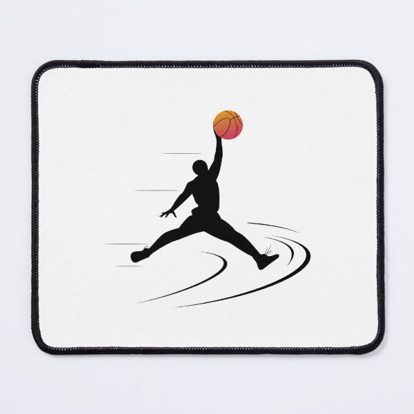 Item preview, High-Flying Basketball Player Digital Art – Dunking Motion Illustration for Prints & Apparel designed and sold by designedbyNil.