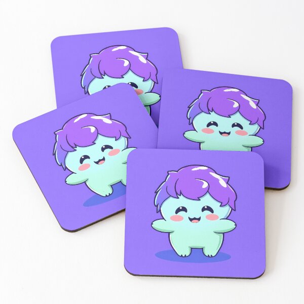 Item preview, Fun Kawaii Characters Magical Purple Cute Art Colors designed and sold by ART ATTACK ZONE.