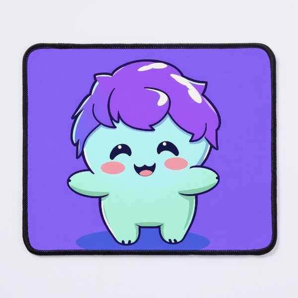 Item preview, Fun Kawaii Characters Magical Purple Cute Art Colors designed and sold by ART ATTACK ZONE.