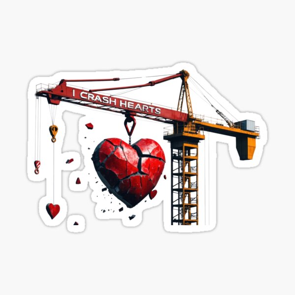 Anti-Romance Club – Crashing Hearts Since Forever Sticker