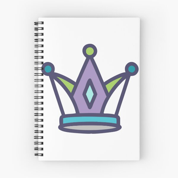 Item preview, Purple Cartoon Crown with Teal Diamond and Blue Accents designed and sold by Creative88Art.