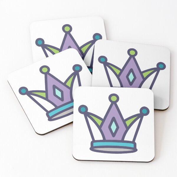 Item preview, Purple Cartoon Crown with Teal Diamond and Blue Accents designed and sold by Creative88Art.