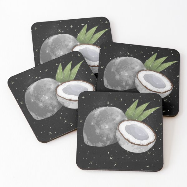 Item preview, Coconut Moon - Tropical Celestial with a Beachy Vibe designed and sold by Zakrytos ★★★★★.