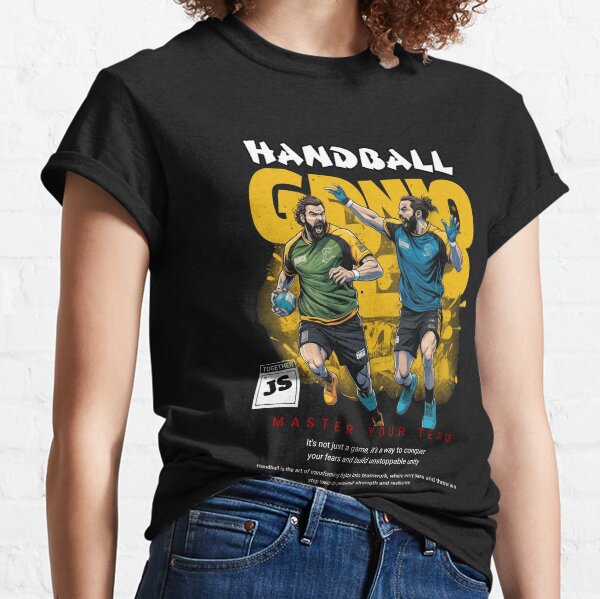 Item preview, Master Your Team – Design with 2 handball players for fans designed and sold by jumpercats.
