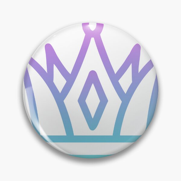 Item preview, Gradient Crown Design with Purple to Blue Transition on Black designed and sold by Creative88Art.