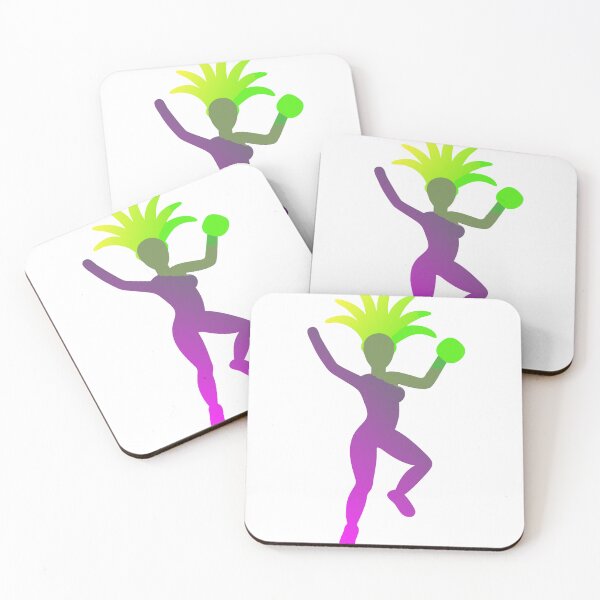Item preview, Silhouetted Figure with Gradient Colors and Spiky Hair Design designed and sold by Creative88Art.