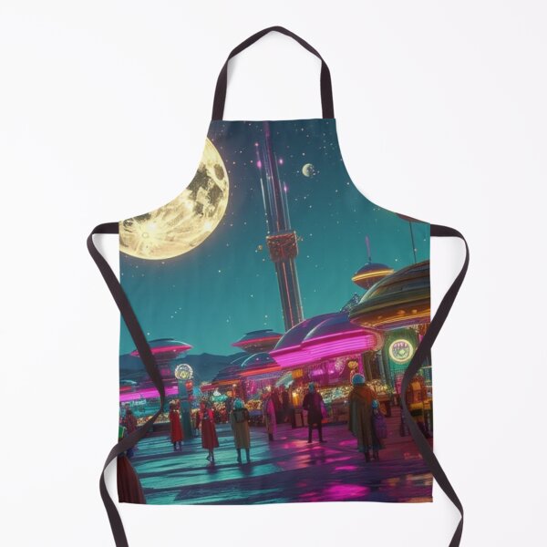 Item preview, A Retro-Futuristic Marketplace Among the Stars designed and sold by eXtraHumans.