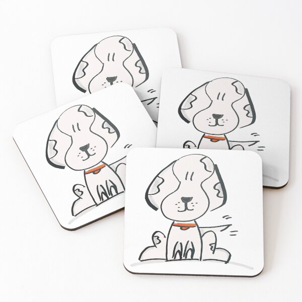 Item preview, Hand drawing of happy Puppy Hand drawn  designed and sold by The Art of Kkatarynka.