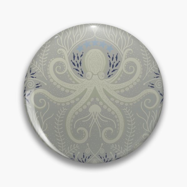 Item preview, Nautical Baroque - Taupe [Octopus] designed and sold by Carina Parry Studios.
