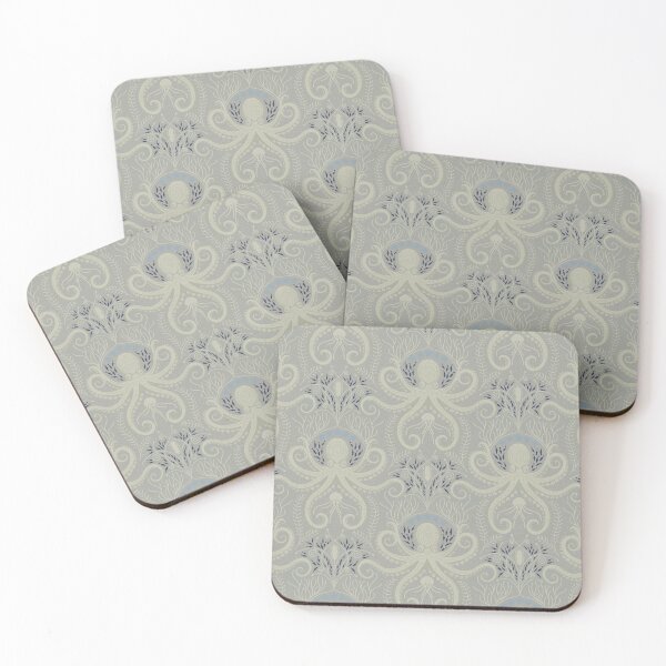 Item preview, Nautical Baroque - Taupe [Octopus] designed and sold by Carina Parry Studios.
