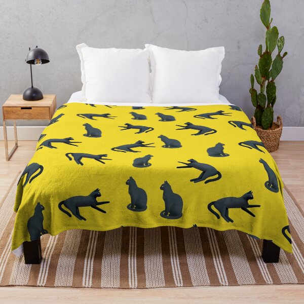 Item preview, black cat pattern designed and sold by sadieillust.