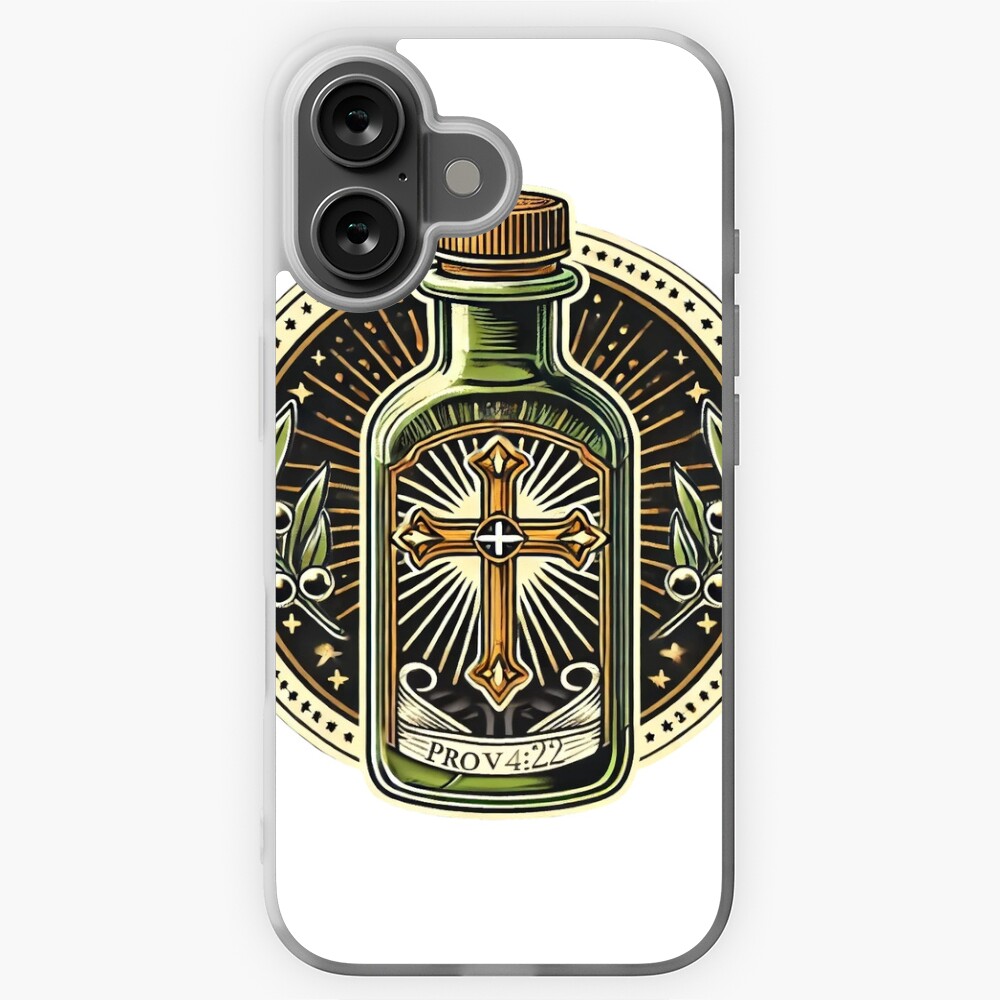 God’s Medicine Bottle | Proverbs 4:22 | Christian Tattoo Art Sticker
