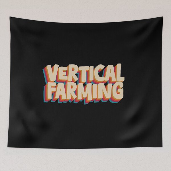 Item preview, Vertical farm lettering designed and sold by GartenIdeen.