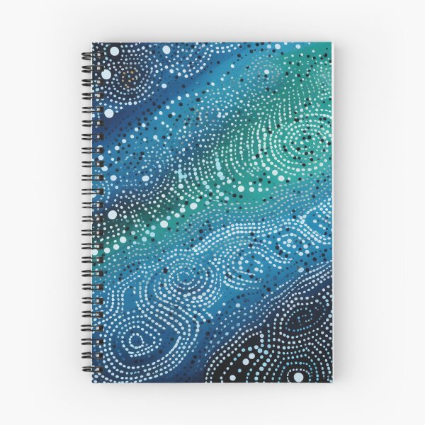 Item preview, Aboriginal Inspired Dot Art - With The Beauty Of The Ocean designed and sold by GrinGalore.
