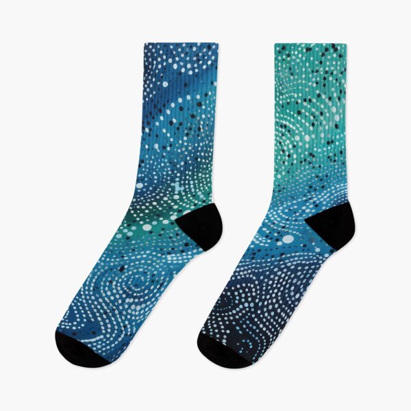 Item preview, Aboriginal Inspired Dot Art - With The Beauty Of The Ocean designed and sold by GrinGalore.