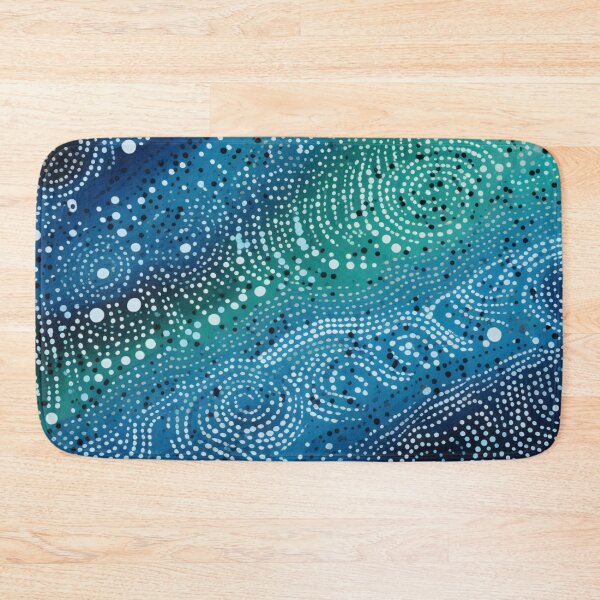 Item preview, Aboriginal Inspired Dot Art - With The Beauty Of The Ocean designed and sold by GrinGalore.