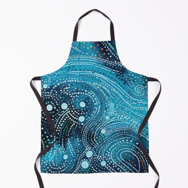 Item preview, Aboriginal Inspired Dot Art - Ocean Beauty designed and sold by GrinGalore.