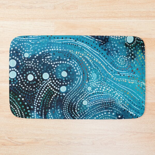 Item preview, Aboriginal Inspired Dot Art - Ocean Beauty designed and sold by GrinGalore.