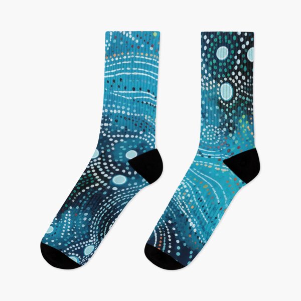 Item preview, Aboriginal Inspired Dot Art - Ocean Beauty designed and sold by GrinGalore.