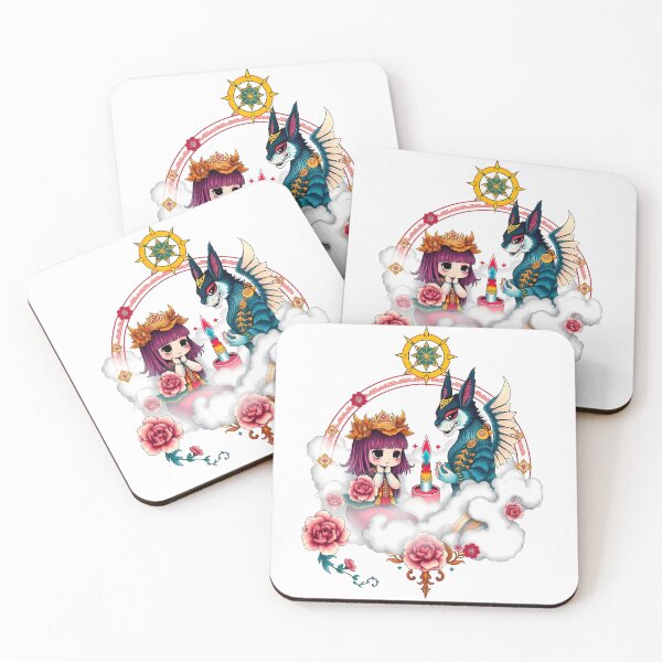 Item preview, Dragon Vibes Kawaii Characters Magical Cute Art Colors designed and sold by ART ATTACK ZONE.
